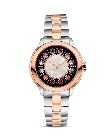 Fendi Fendi IShine Rotating Gemstones Watch, 38mm